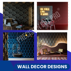 3D Wall Decor & Wave Panel CNC Design Bundle – VOL 1 | 400+ RLF & ART Files
