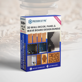 3D Wall Decor, Panel & Wave Board Design Bundle | 9GB of Premium Files