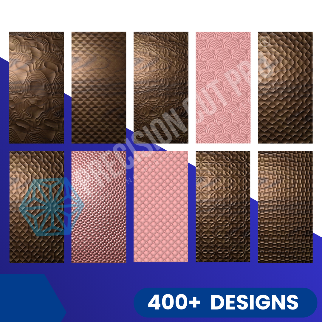 3D Wall Decor, Panel & Wave Board Design Bundle | 9GB of Premium Files