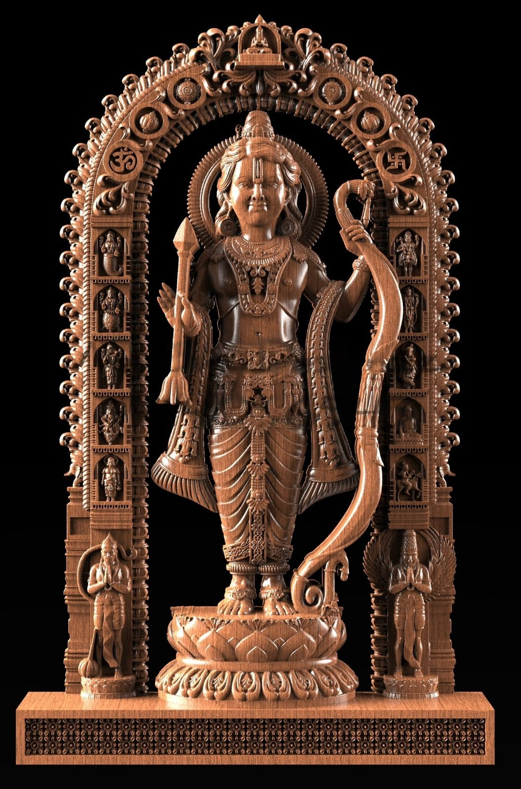 Ultimate 3D God Bundle for CNC - Featuring Shri Ram